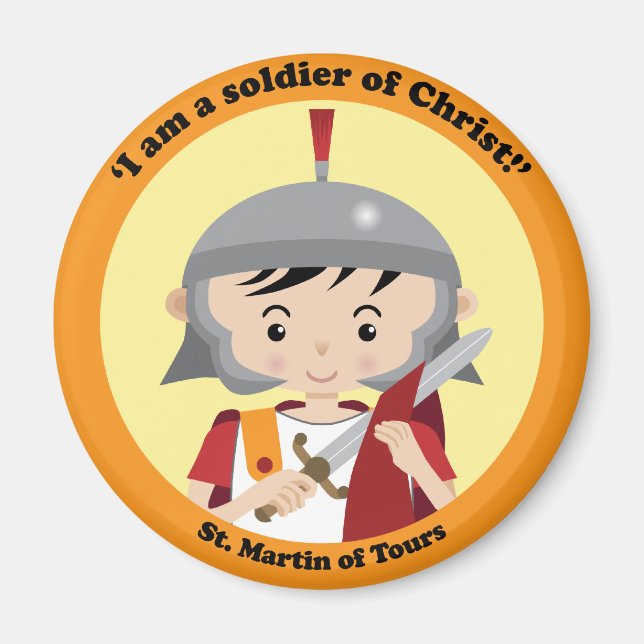 St. Martin of Tours Magnet (Front)