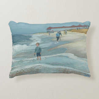 St Mary by the Sea - Dark Blue Backing Decorative Cushion