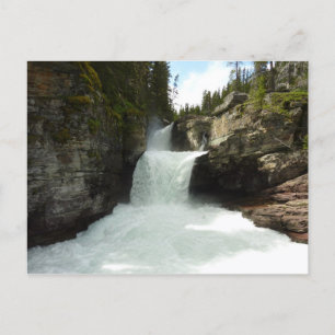 St. Mary Falls I at Glacier National Park Postcard