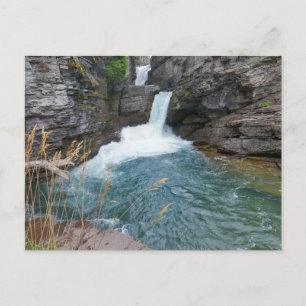 St. Mary Falls II at Glacier National Park Postcard