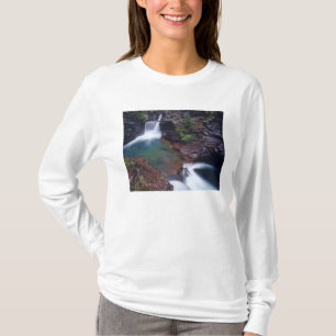 St Mary Falls in Glacier National Park in T-Shirt