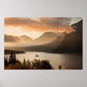 St. Mary Lake Glacier National Park, Montana Poster