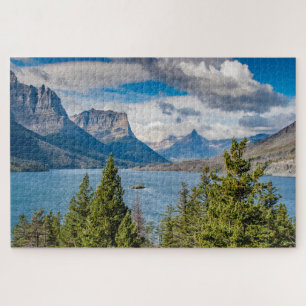 St. Mary Lake Jigsaw Puzzle