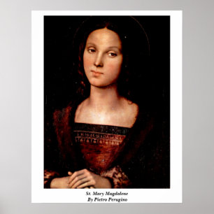 St. Mary Magdalene By Pietro Perugino Poster