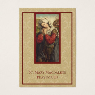 St. Mary Magdalene Catholic Holy Cards