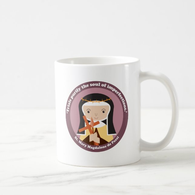 St. Mary Magdalene de Pazzi Coffee Mug (Right)