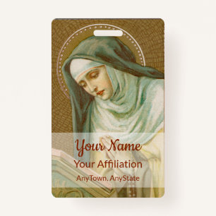 St. Mary Magdalene de Pazzi (JM 45) (Style 1) ID Badge