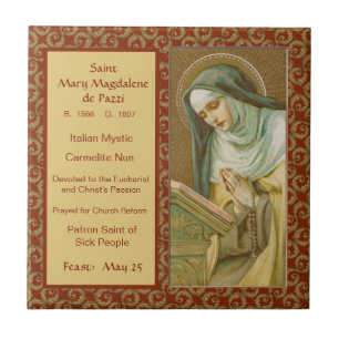 St. Mary Magdalene de Pazzi (JM 45) Tile