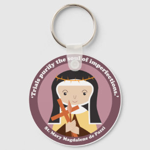 St. Mary Magdalene de Pazzi Key Ring