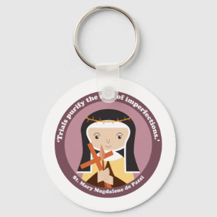 St. Mary Magdalene de Pazzi Key Ring