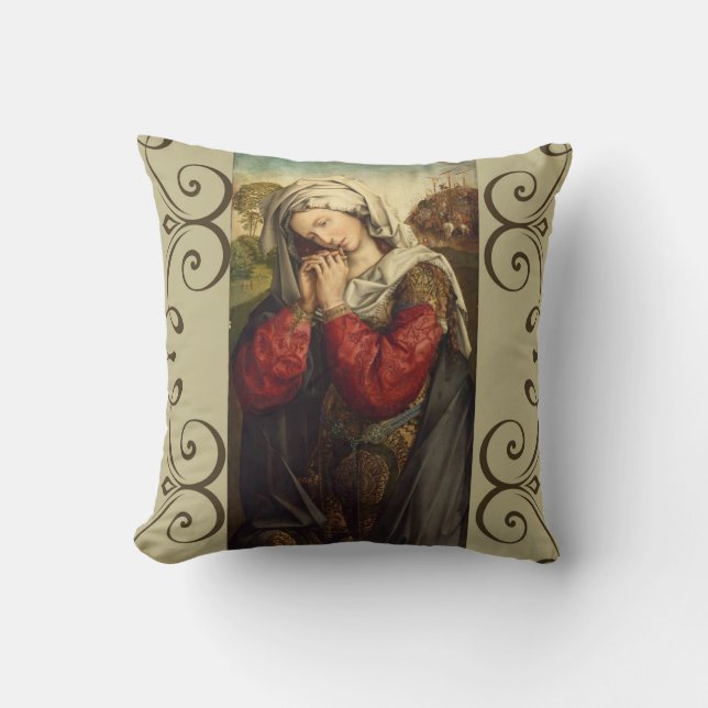 St. Mary Magdalene Feast Day July 22 Cushion (Front)