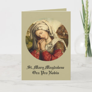 St. Mary Magdalene Feast Day July 22 Thank You Card