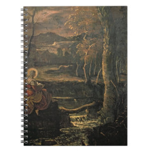 St. Mary of Egypt in the Wilderness Spiral Notebook
