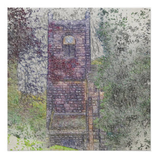 St. Mary’s Church Tower, Luddenden Poster