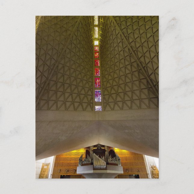 St Mary's Cathedral,  San Francisco postcard (Front)