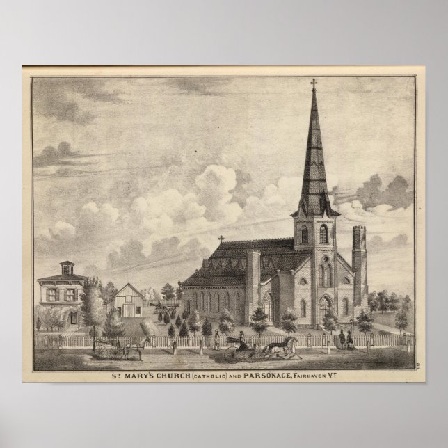 St Mary's Catholic Church Poster (Front)