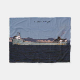 St. Marys Challenger fleece blanket