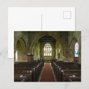 St. Mary's Church, Leake North Yorkshire Heritage Postcard