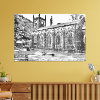 St Mary's Church, Luddenden Canvas Print
