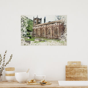 St Mary's Church, Luddenden Poster