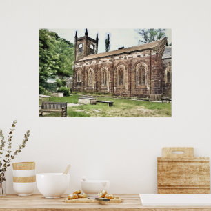 St Mary's Church, Luddenden Poster