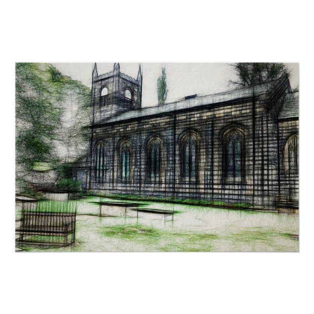 St Mary's Church, Luddenden Poster (Front)
