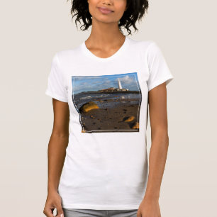 St. Mary'S Island   Whitley, England T-Shirt