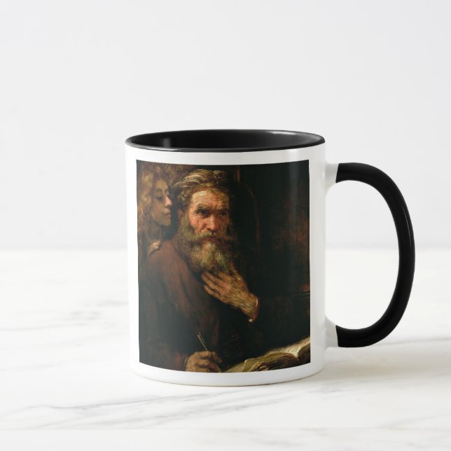 St. Matthew and The Angel, 1655-60 (oil on canvas) Mug (Right)