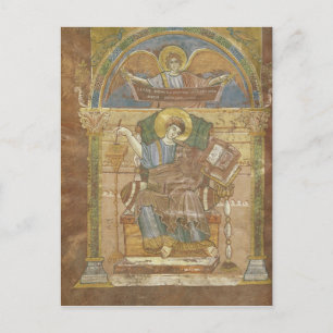 St. Matthew, from the Gospel of St. Riquier Postcard