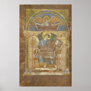 St. Matthew, from the Gospel of St. Riquier Poster