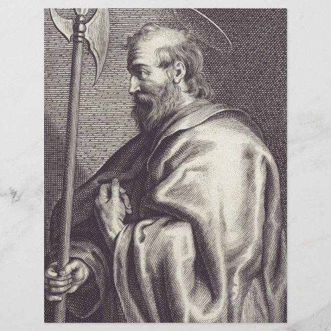 St. Matthew the Evangelist - Fine Art Reproduction Flyer (Front)