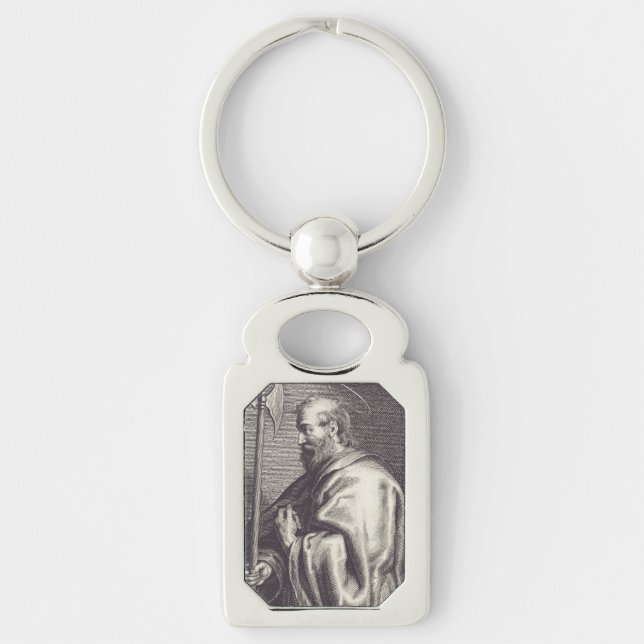 St. Matthew the Evangelist - Fine Art Reproduction Key Ring (Front)