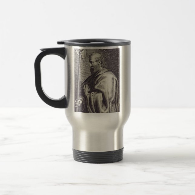 St. Matthew the Evangelist - Fine Art Reproduction Travel Mug (Left)