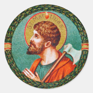 St. Matthias the Apostle (JMAS 09) Classic Round Sticker