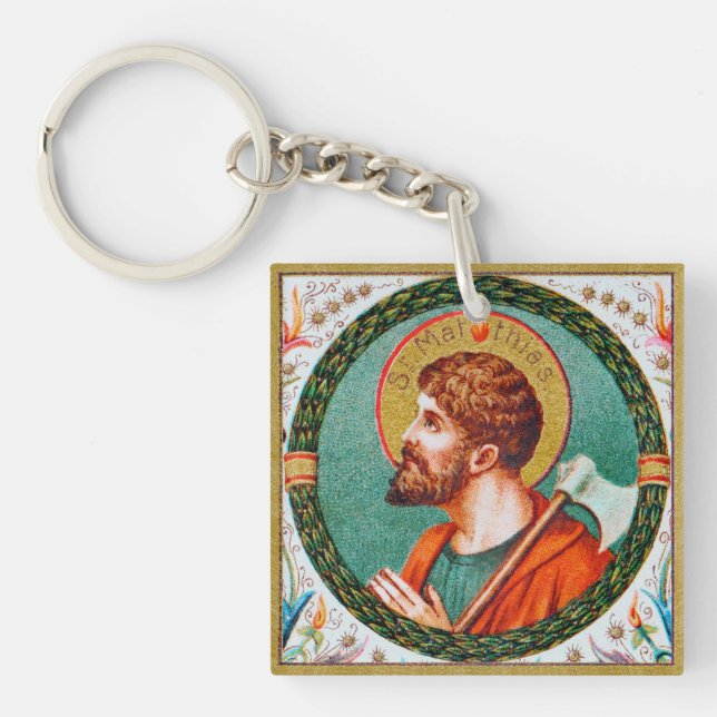 St. Matthias the Apostle (JMAS 09) Key Ring (Front)