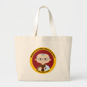 St. Maximilian Kolbe Large Tote Bag