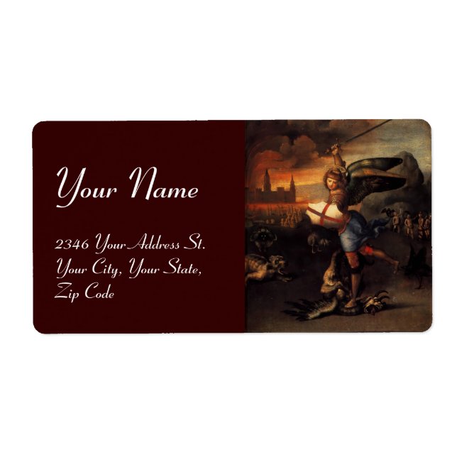 St Michael and the Dragon ,brown (Front)