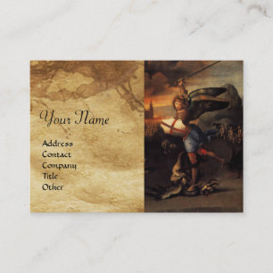 St Michael and the Dragon Business Card