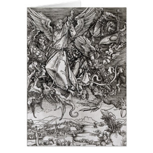 St. Michael and the Dragon, from a Latin