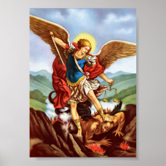 St Michael Archangel San Miguel Arcangel Poster