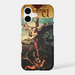 St MICHAEL ARCHANGEL VANGUISHING SATAN Monogram