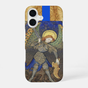 St. Michael Archangel with Devil iPhone 16 Case