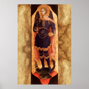 St MICHAEL ARCHANGEL WITH DEVIL Poster