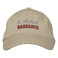 St Michael, Barbados Embroidered Baseball Cap