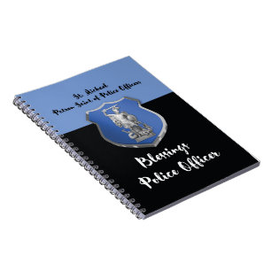 St. Michael Blessings to New Police Officer Spiral Notebook