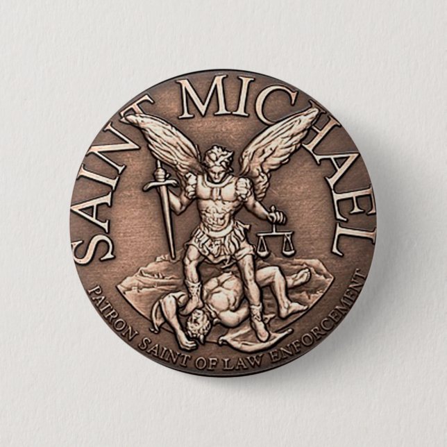 St. Michael button (Front)