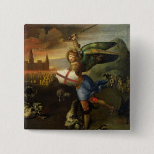 St. Michael, c.1503-05 15 Cm Square Badge
