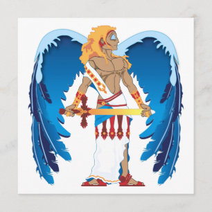 St. Michael Custom Invitation