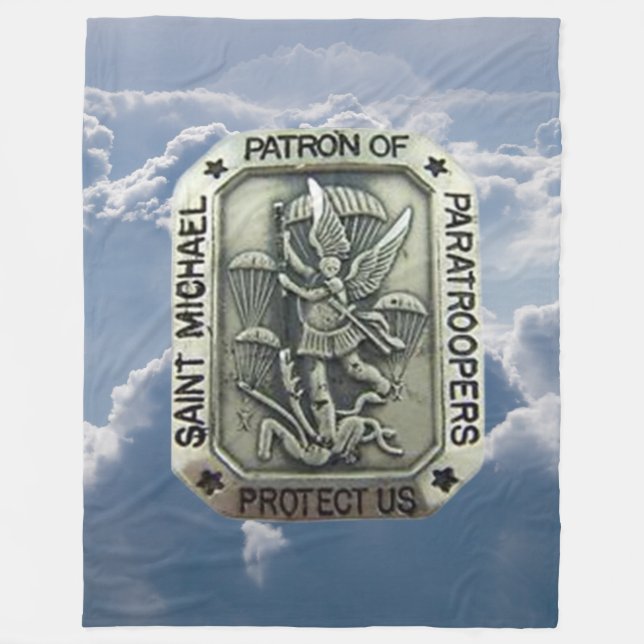 St. MICHAEL Fleece Blanket (Front)