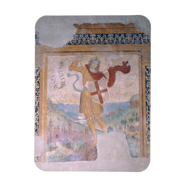 St. Michael (fresco) Magnet (Vertical)